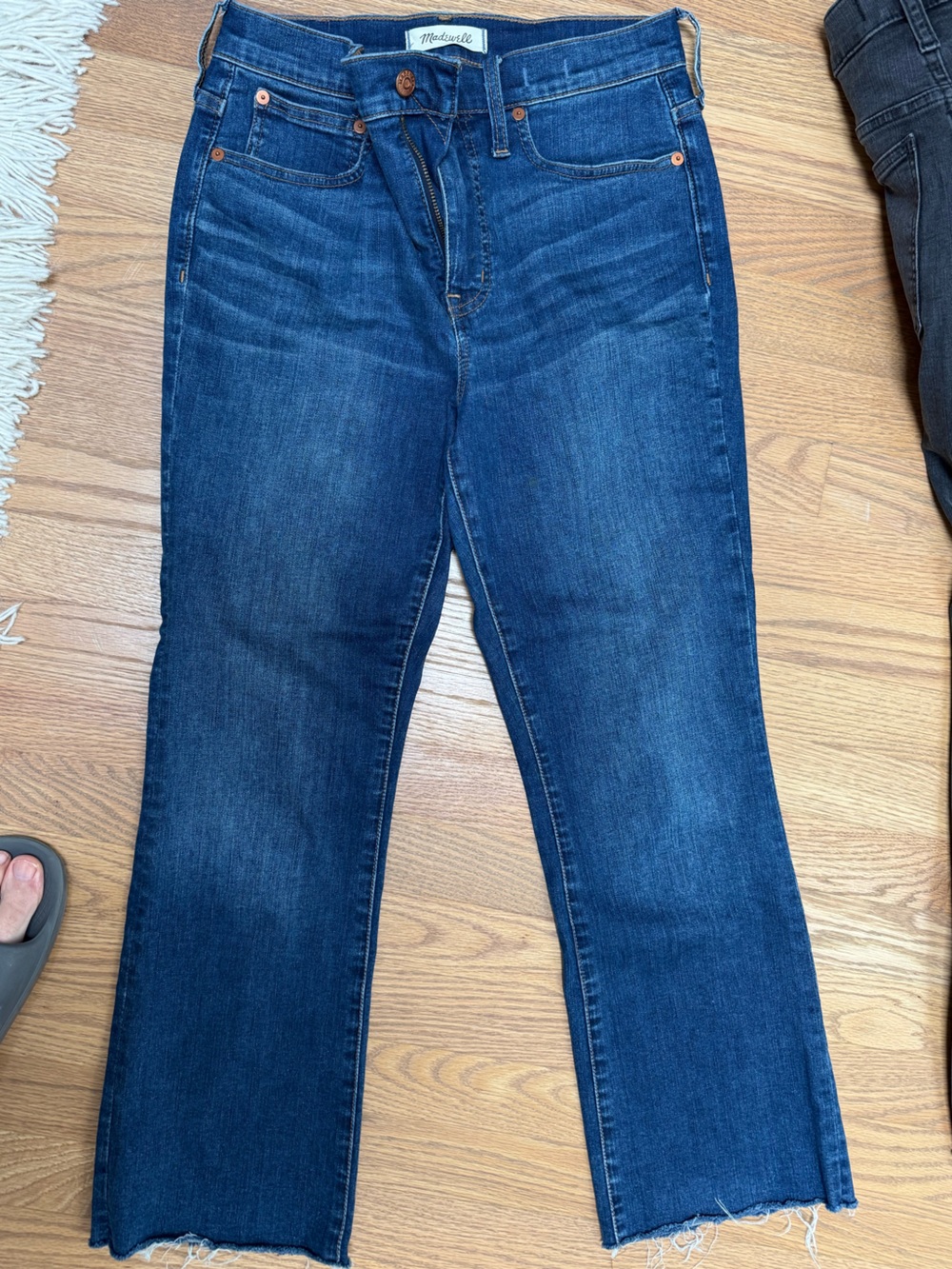 Madewell Cali Demi-Boot Cropped Jean, size 27